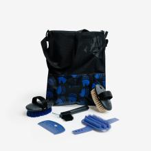 Putzzeug-Set 5-teilig Kinder blau/schwarz