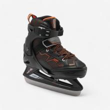 Schlittschuhe Fit 100 Kinder schwarz/orange