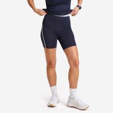Tights kurz Radlerhose Damen Streifen - dunkelblau