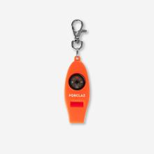 Multifunktionspfeife mit Kompass 50 orange