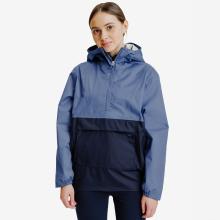 Reit-Regenjacke wasserdicht Kinder blau