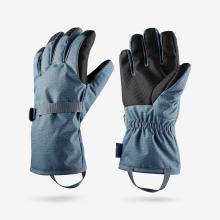 Skihandschuhe Kinder 6–14 Jahre aus 29 % recycelter Polyester - GL 500 blau