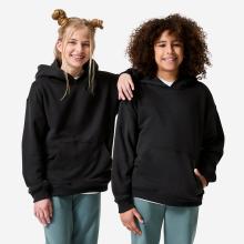 Hoodie Kinder Oversize - schwarz