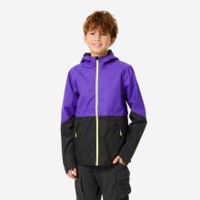 Wanderjacke Kinder Gr. 122–170 wasserdicht - MH500 Twin violett/schwarz