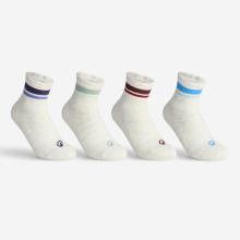 Kinder Tennissocken High 4er Pack - DKT One weiß