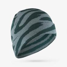 Mütze mit Umschlag Erwachsene - Rider 500 Zebrastreifen blau