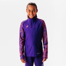 Kinder Fußball Sweatshirt 1/2 Zip - Club Wavy violett/neonrosa