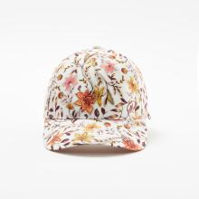 Schirmmütze Tennis-Cap TC 500 Gr. 56 beige mit Blumen
