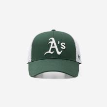 Damen/Herren Baseball Cap mit Druckknopfverschluss - Athletics A's grün/weiß