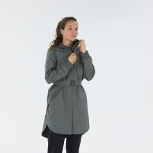 Regenjacke Damen wasserdicht lang Wandern - Raincut khaki