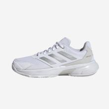 Damen Tennisschuhe Sandplatz - Courtjam Control 3 weiß/grau