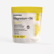 Magnesium + B6 ohne Zucker, mit natürlichem Zitronenaroma, 30 Tabs