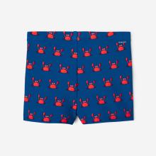 Badehose Boxer Baby/Jungen - Titou Krabben blau