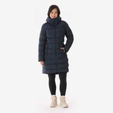 Wattierte Jacke Damen lang Wandern - MH900 schwarz
