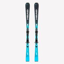 Ski Herren mit Bindung Performance Piste - WC Rebels E.XSR Head blau/schwarz