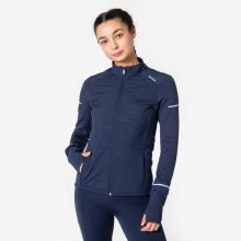 Laufjacke Damen warm - Run Flow marineblau