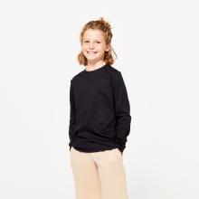 Langarmshirt Kinder - schwarz