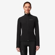 Fahrradjacke Rennrad Damen „Discover“ schwarz