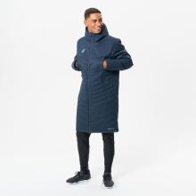 Damen/Herren Fußball Parka lang mit Kapuze - Viralto Solo marineblau