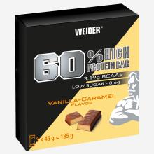 Proteinriegel 60 % Protein Vanille Karamell 3 x 45g