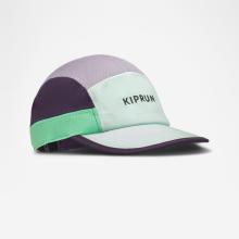 Lauf-Cap Schirmmütze 5 Panels - türkis/lila