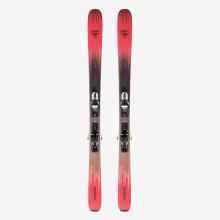 Ski Erwachsene mit Bindung Allmountain - Soul 92 Rossignol schwarz/rot