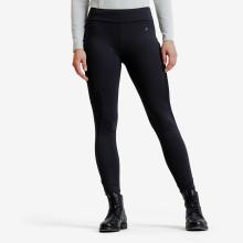 Winter-Reitleggings Damen Full Grip Silikon schwarz