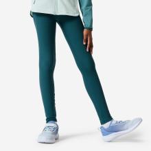 Leggings Mädchen hohe Taille atmungsaktiv - grün