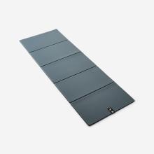Gymnastikmatte strapazierfähig faltbar 7 mm - blaugrau