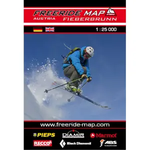 FREERIDE MAP Fieberbrunn - Karte