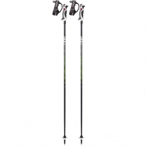  LEKI Carbon 14 TriggerS Alpinstock anthrazit-gelb-zyan 120cm - Skistöcke