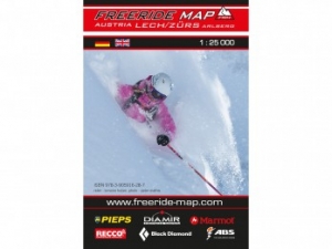 FREERIDE MAP Lech/Zürs/Warth - Karte