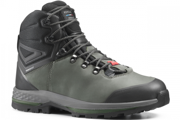DECATHLON FORCLAZ Trekkingschuhe Trek 100 Leder wasserdicht - Main Image