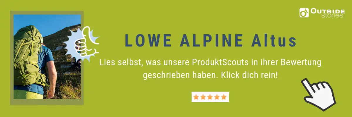 Lowe Alpine Altus Bewertungen auf OUTSIDEstories