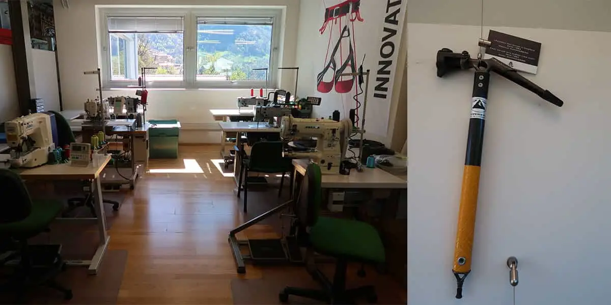 Werkstatt und Museum Kletterausrüstung