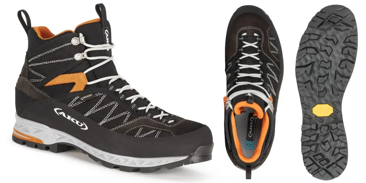 Tengu Lite GTX Schwarz-Orange_seite