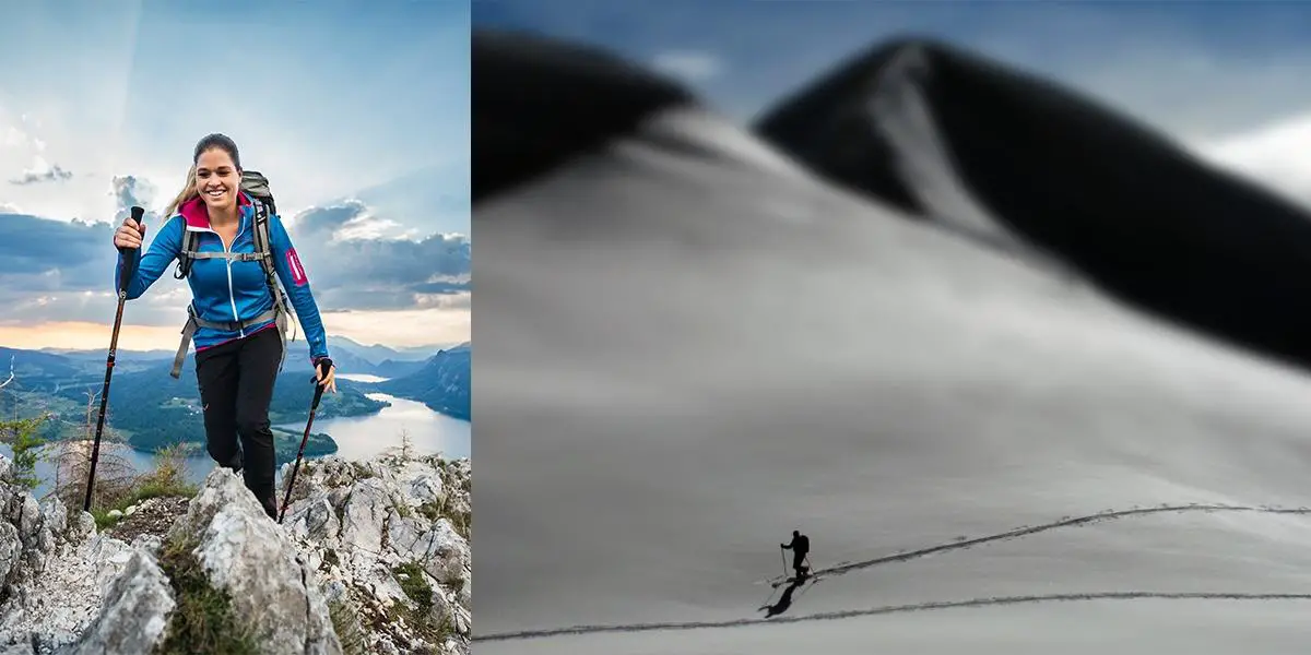 Teller für Sommer und Winter