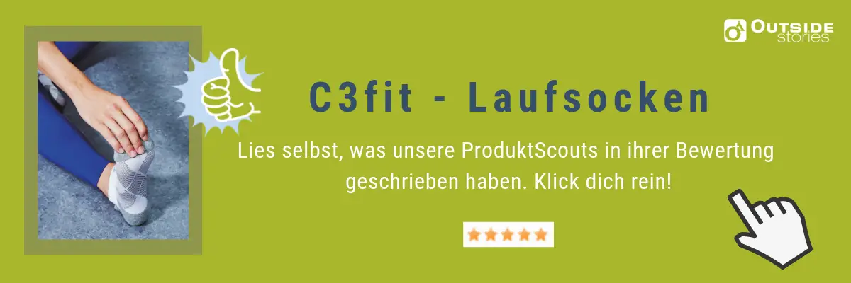 Erfahrungen von Usern zu den Laufsocken von C3fit