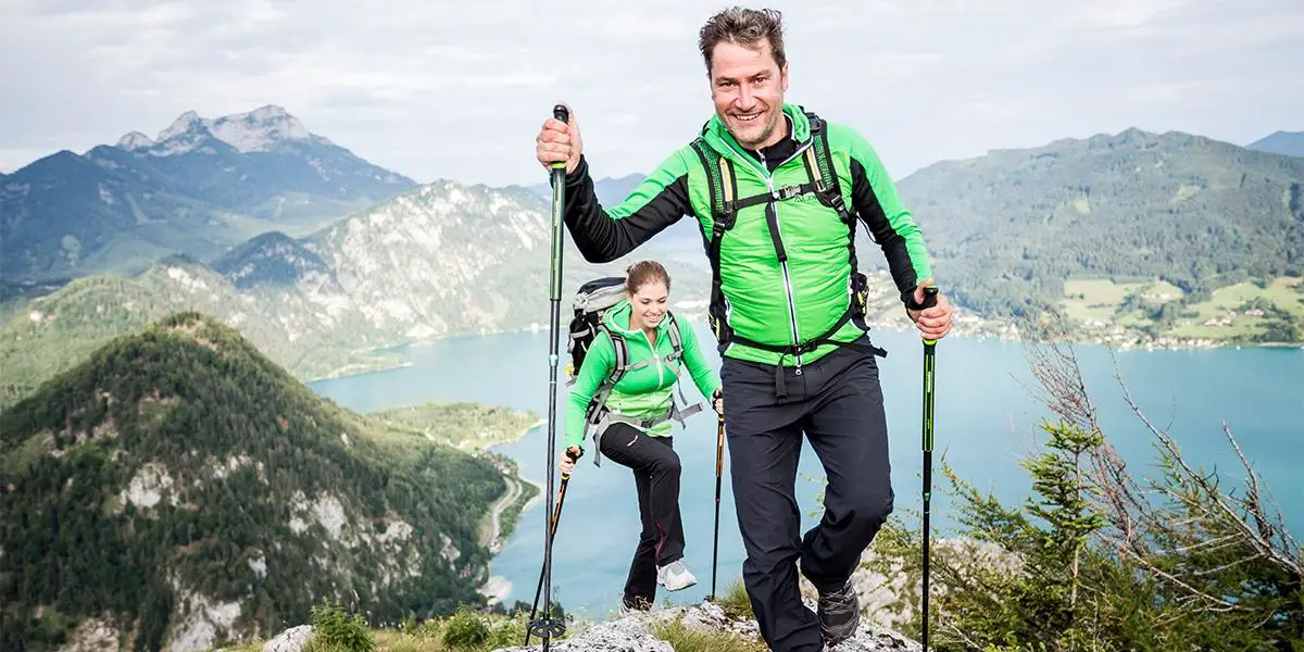 Trekkingstöcke mit verschiedenen Größen