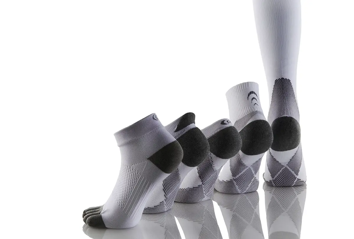 Wadenhohe Arch Support Kompressions-Laufsocken von C3fit.
