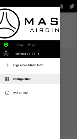 Hauptmenü App