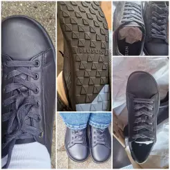 Ein Leder-Barfußschuh für sportliche Menschen, die gerne in einem Alltagsschuh barfuß laufen.