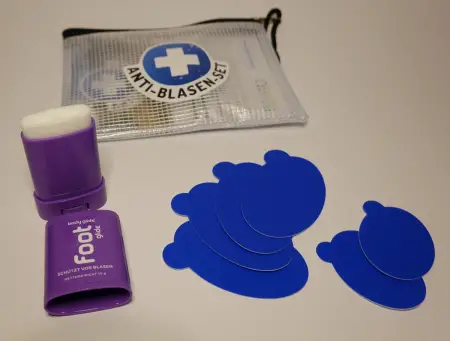 Inhalt des Anti-Blasen-Set