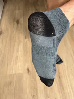Socken am Fuß