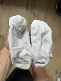 Weiße Innensocke