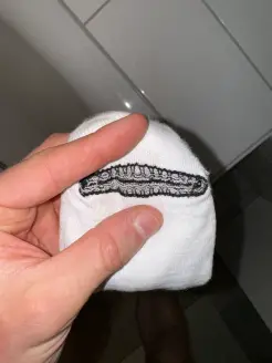 Polsterung der Socken von Innen gesehen.