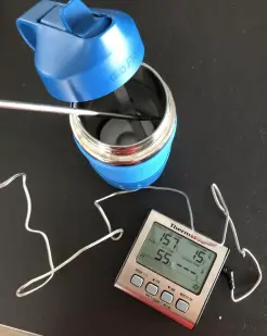 beim Temperaturmessen das Innenleben gut erkennbar