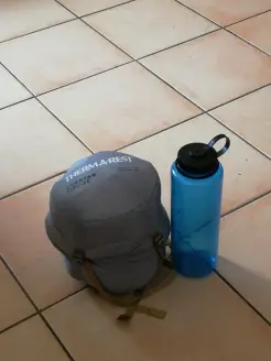 Packsack komprimiert