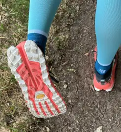 Gamasche beim Laufen