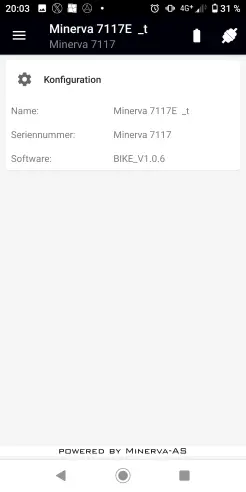 Untermenü der App